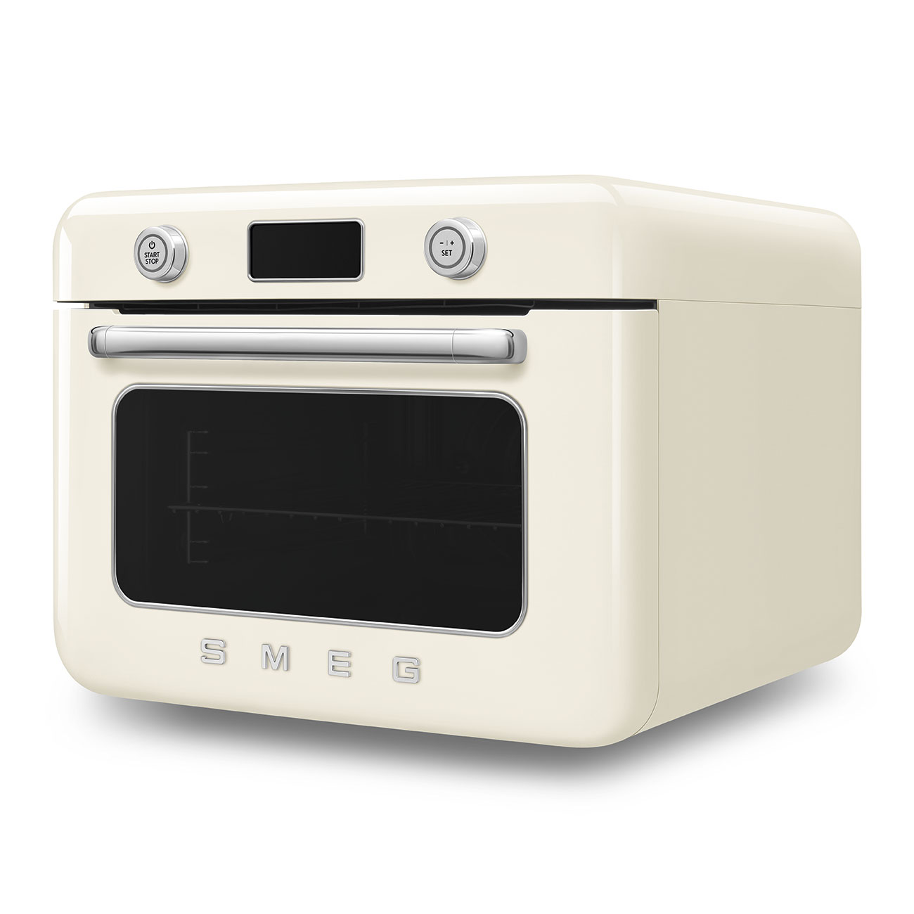 Countertop combi steam Oven Cream