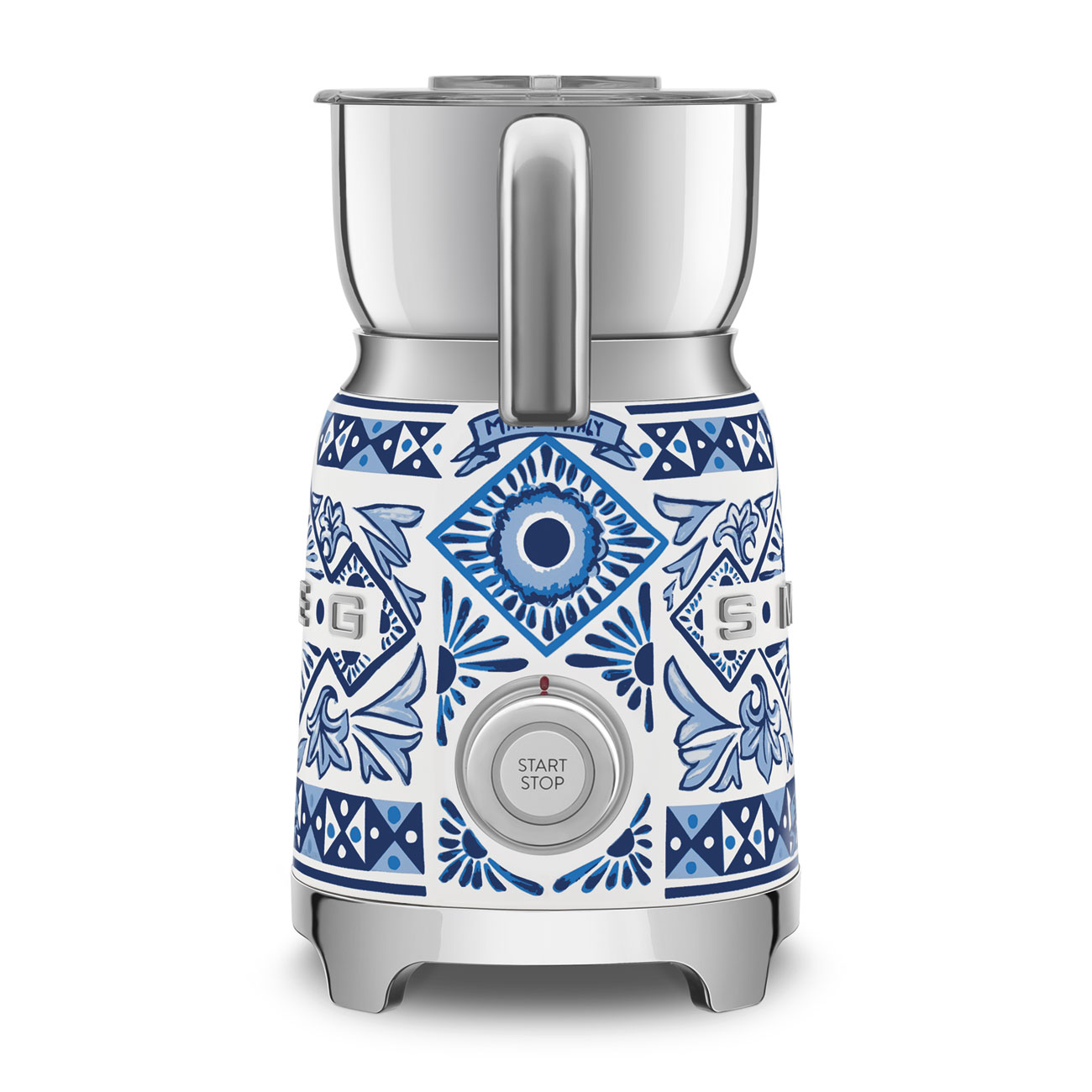 Milk Frother Blu Mediterraneo