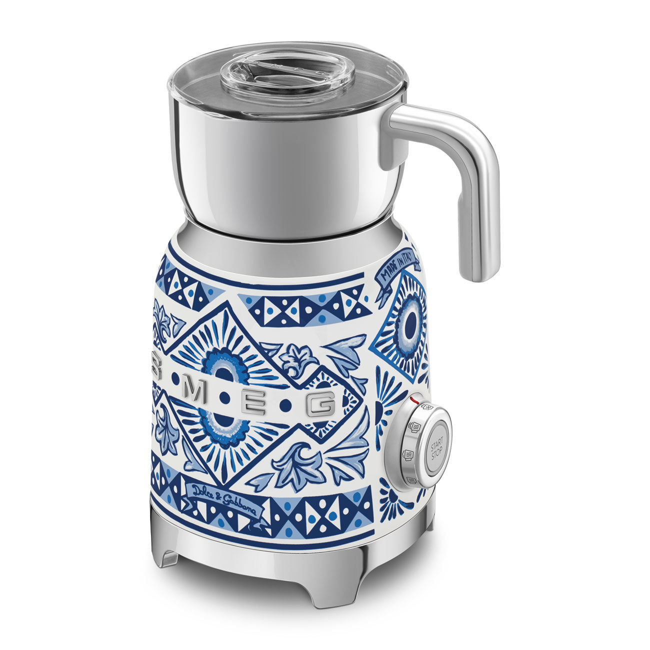 Milk Frother Blu Mediterraneo