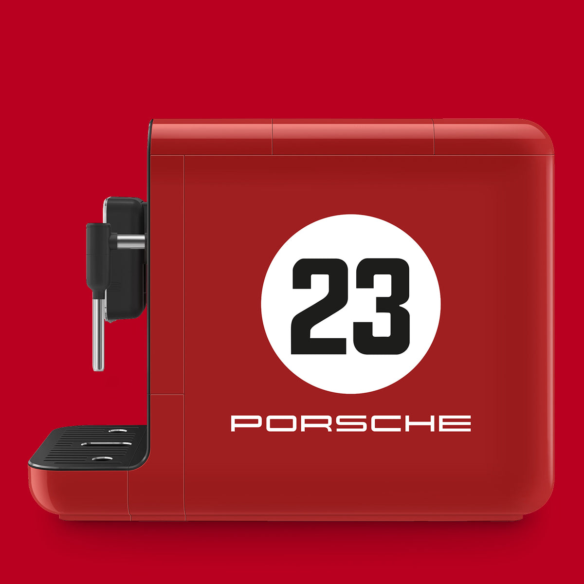 Bean to Cup Coffee Machine Porsche Red