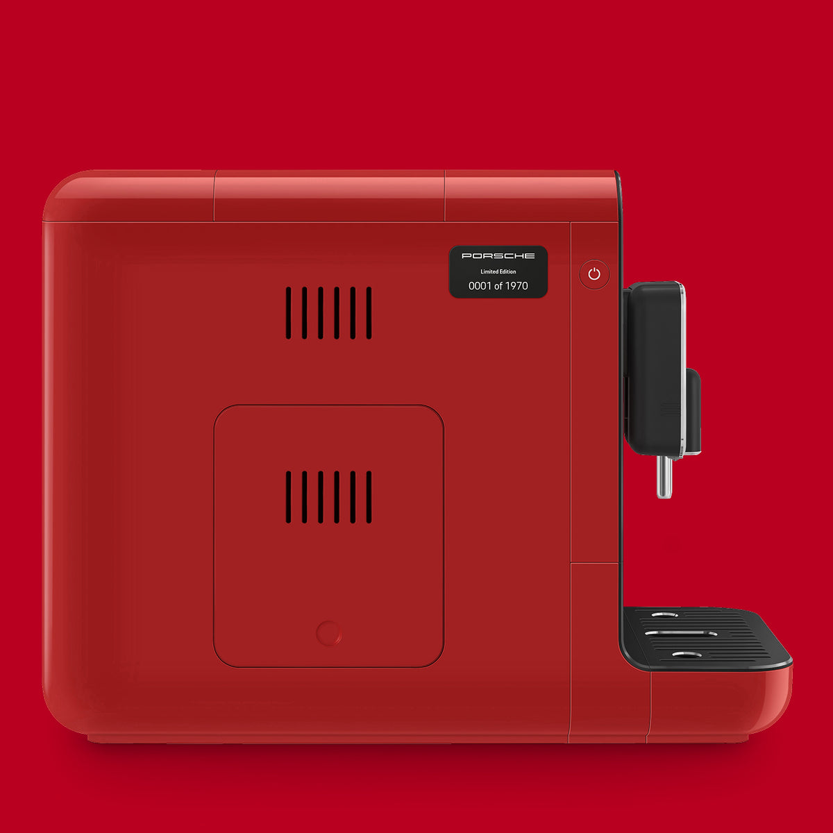 Bean to Cup Coffee Machine Porsche Red