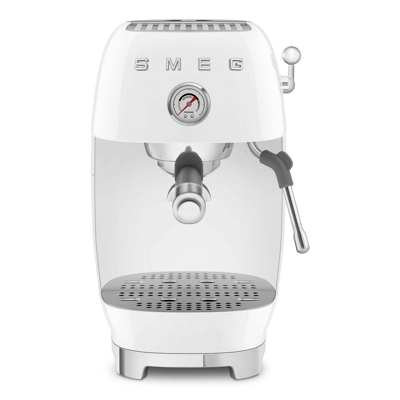 Manual Espresso Coffee Machine with Cold Brew White