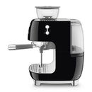 Manual Espresso Coffee Machine with Built-in Grinder Black Matt