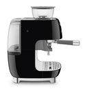 Manual Espresso Coffee Machine with Built-in Grinder Black Matt