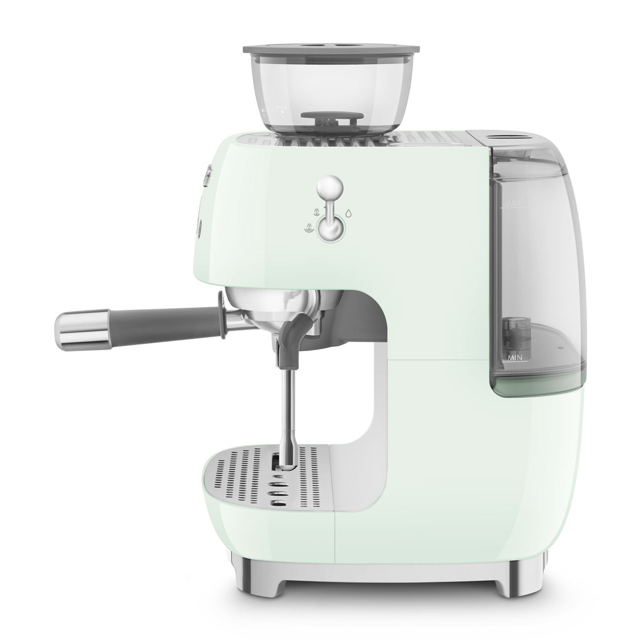 Manual Espresso Coffee Machine with Built-in Grinder Pastel Green