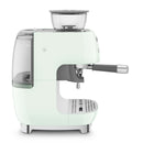 Manual Espresso Coffee Machine with Built-in Grinder Pastel Green