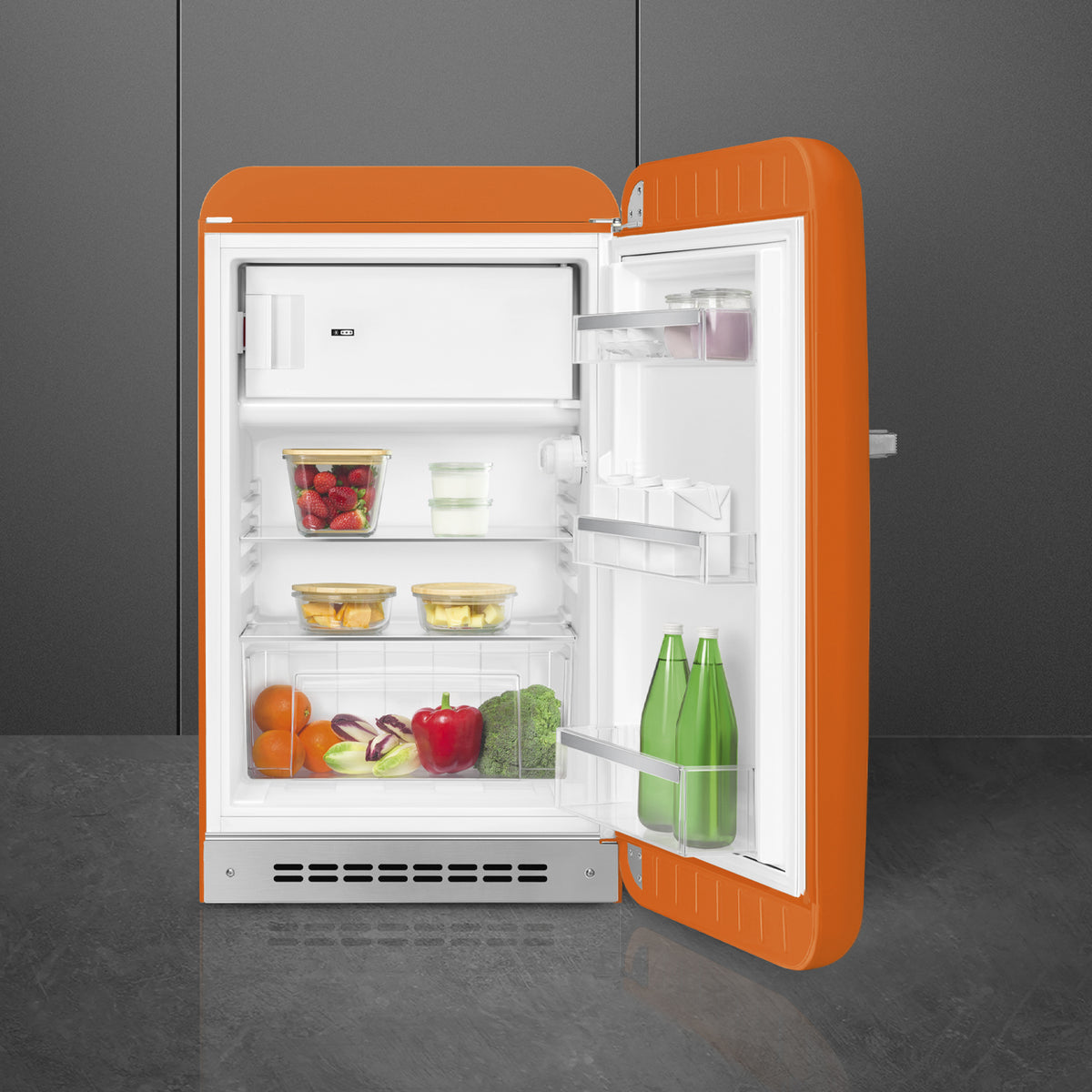 Minibar Refrigerator Orange