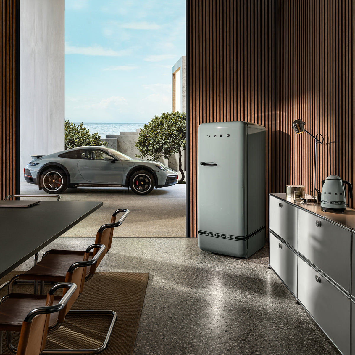 Fridge Porsche Green