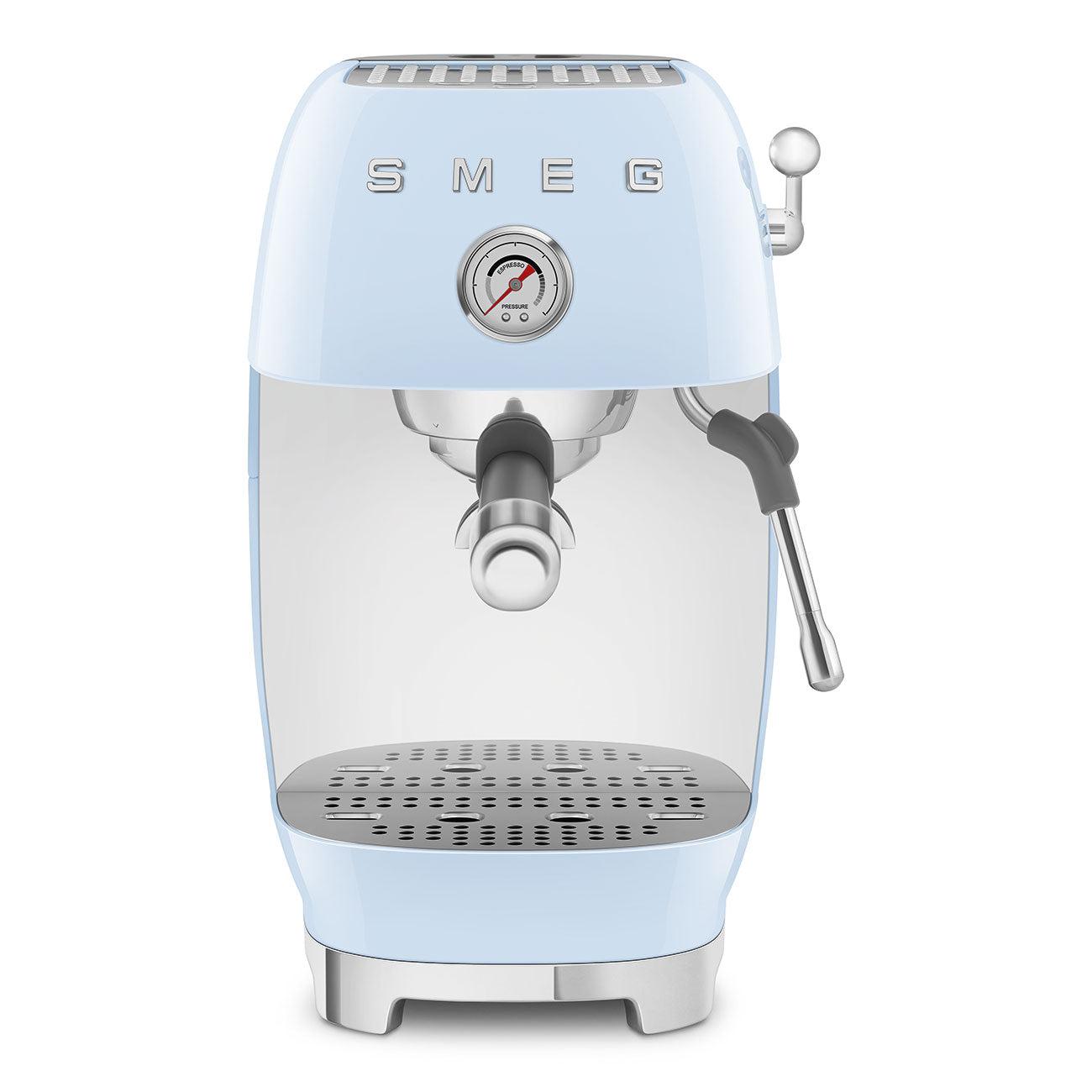 Manual Espresso Coffee Machine with Cold Brew Pastel Blue