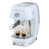Manual Espresso Coffee Machine with Cold Brew Pastel Blue
