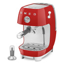 Manual Espresso Coffee Machine with Cold Brew Red