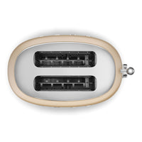 2 Slice Toaster Chrome Gold