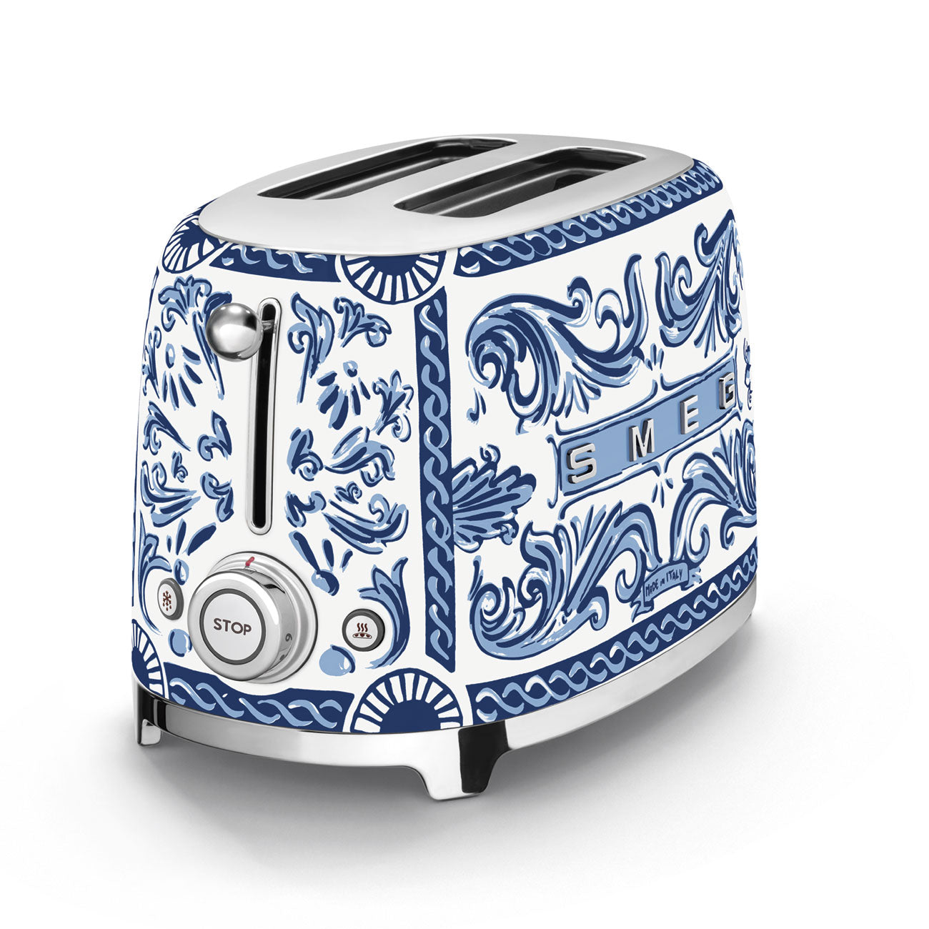 2 Slice Toaster Blu Mediterraneo