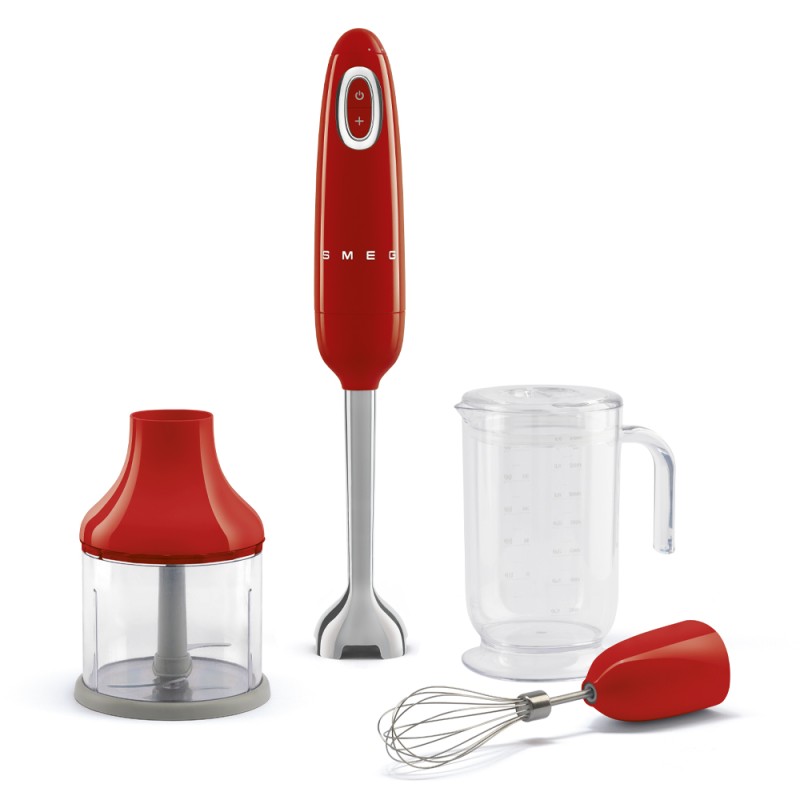 Hand Blender with Accessories Red tritan RENEW