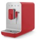 Automatic Coffee Machine with Milk Frothing Red