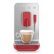 Automatic Coffee Machine with Milk Frothing Red