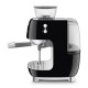 Manual Espresso Coffee Machine with Grinder Black