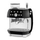 Manual Espresso Coffee Machine with Grinder Black