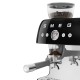 Manual Espresso Coffee Machine with Grinder Black