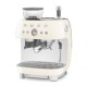 Manual Espresso Coffee Machine with Grinder Cream